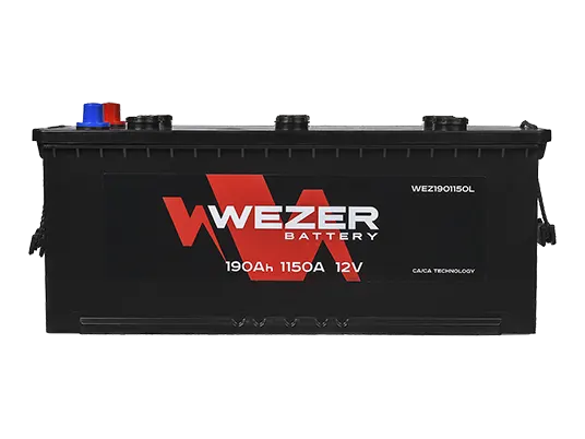 Аккумулятор WEZER 190Ah 1150A (L)