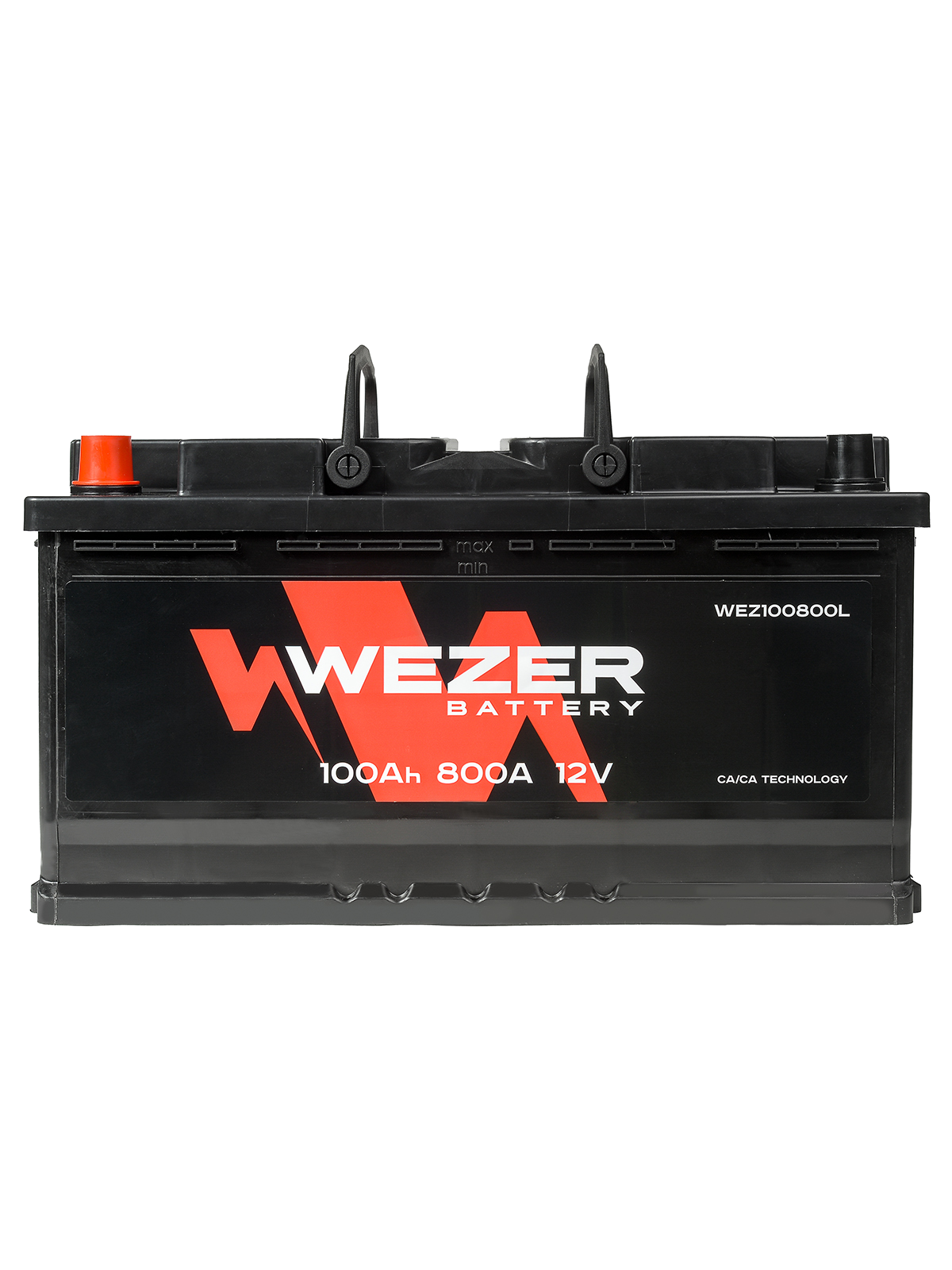 Аккумулятор WEZER 100Ah 800A (L)