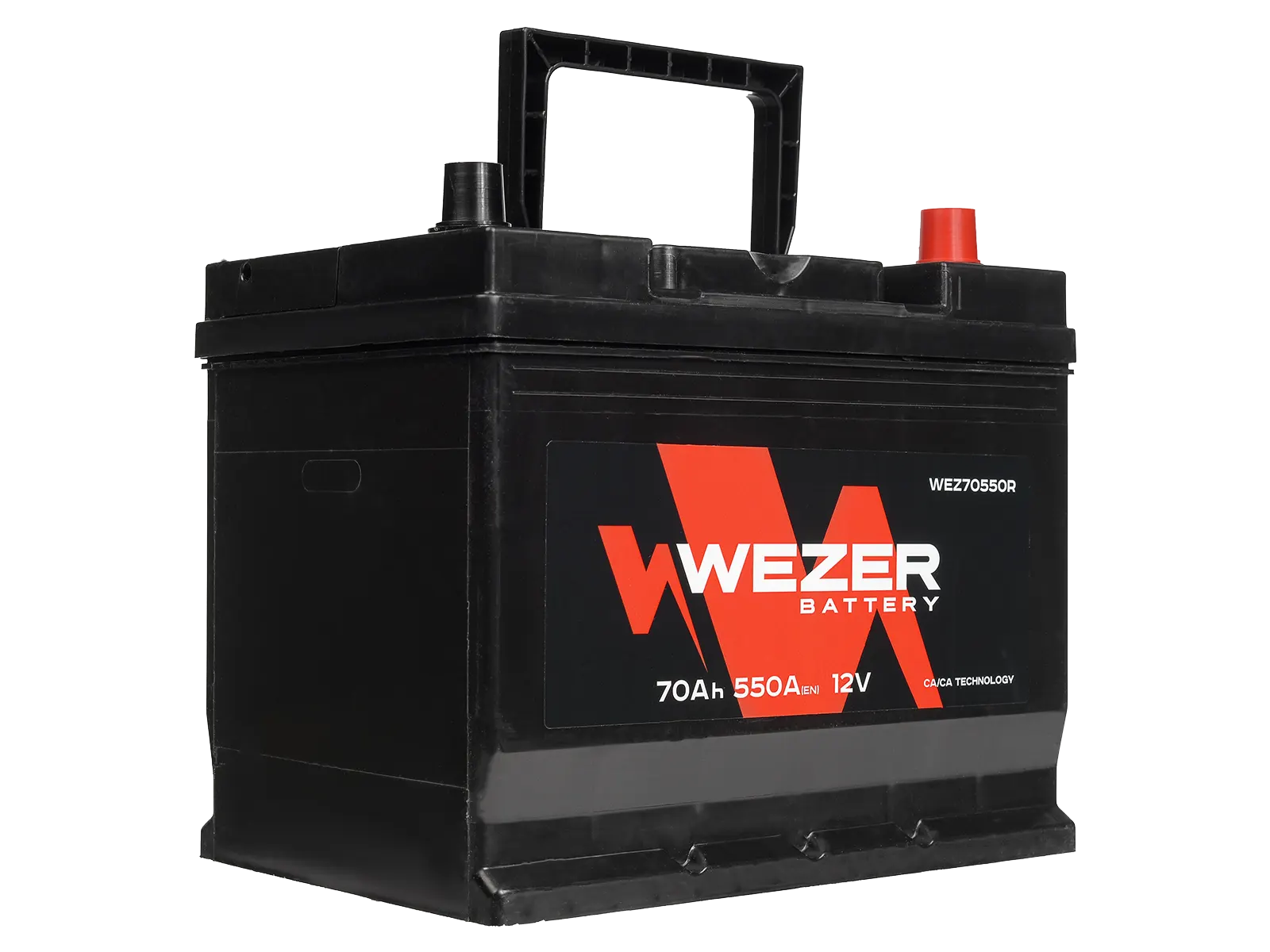 Аккумулятор WEZER 70Ah 550A (R)