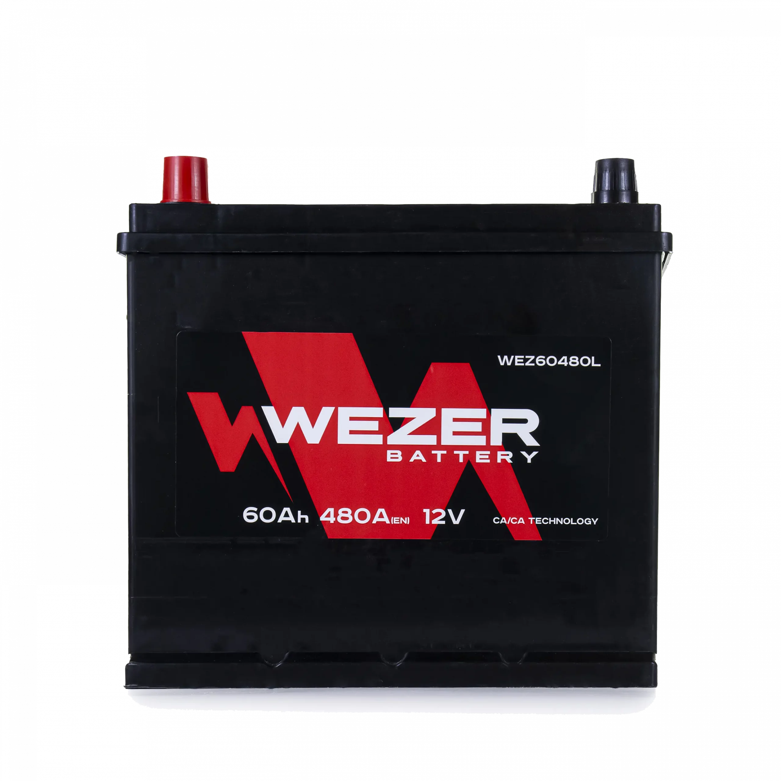 Аккумулятор WEZER 60Ah 480A (L)