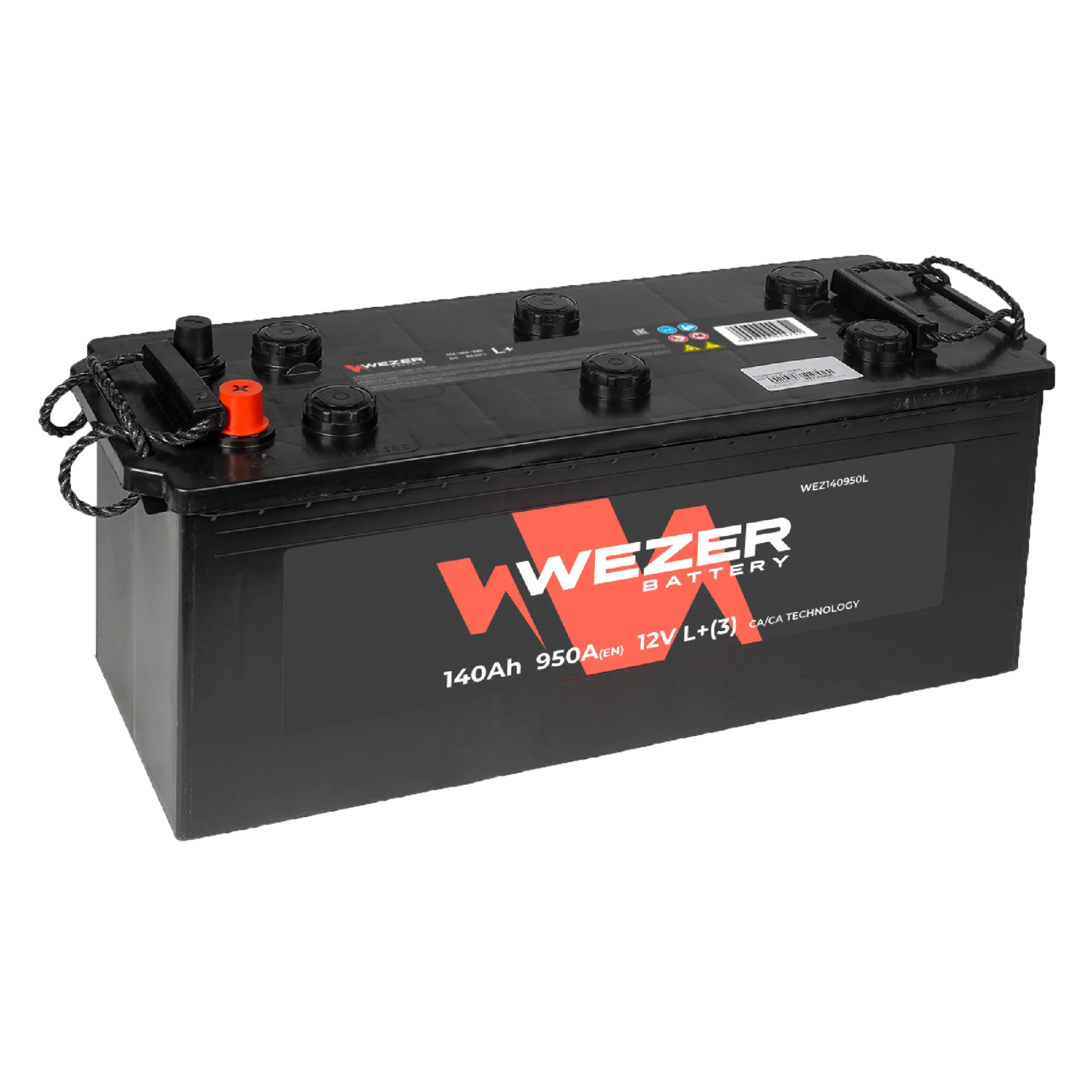 Аккумулятор WEZER 140AH 950A (L)