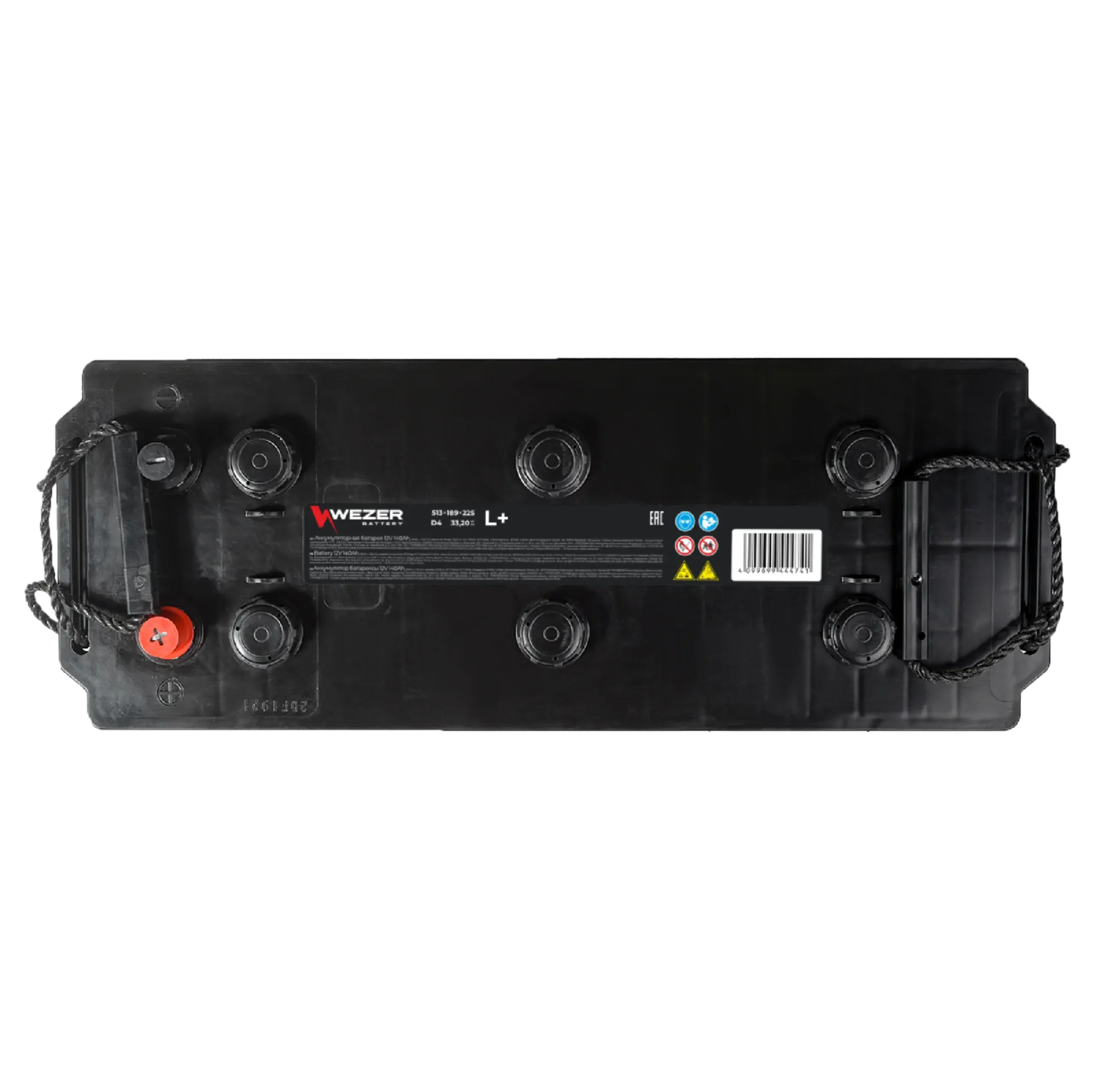 Аккумулятор WEZER 140AH 950A (L)