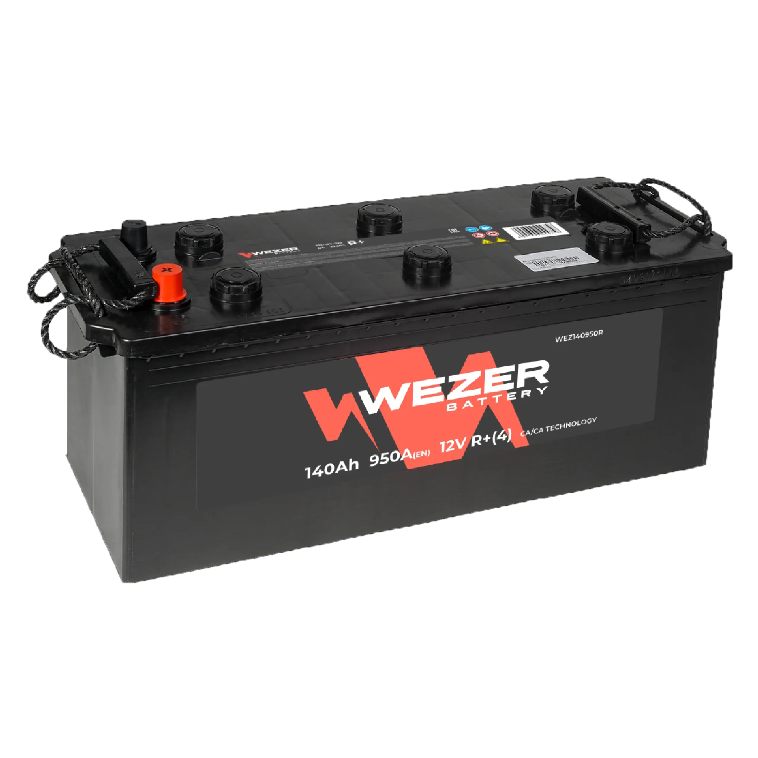 Аккумулятор WEZER 140AH 950A (R)