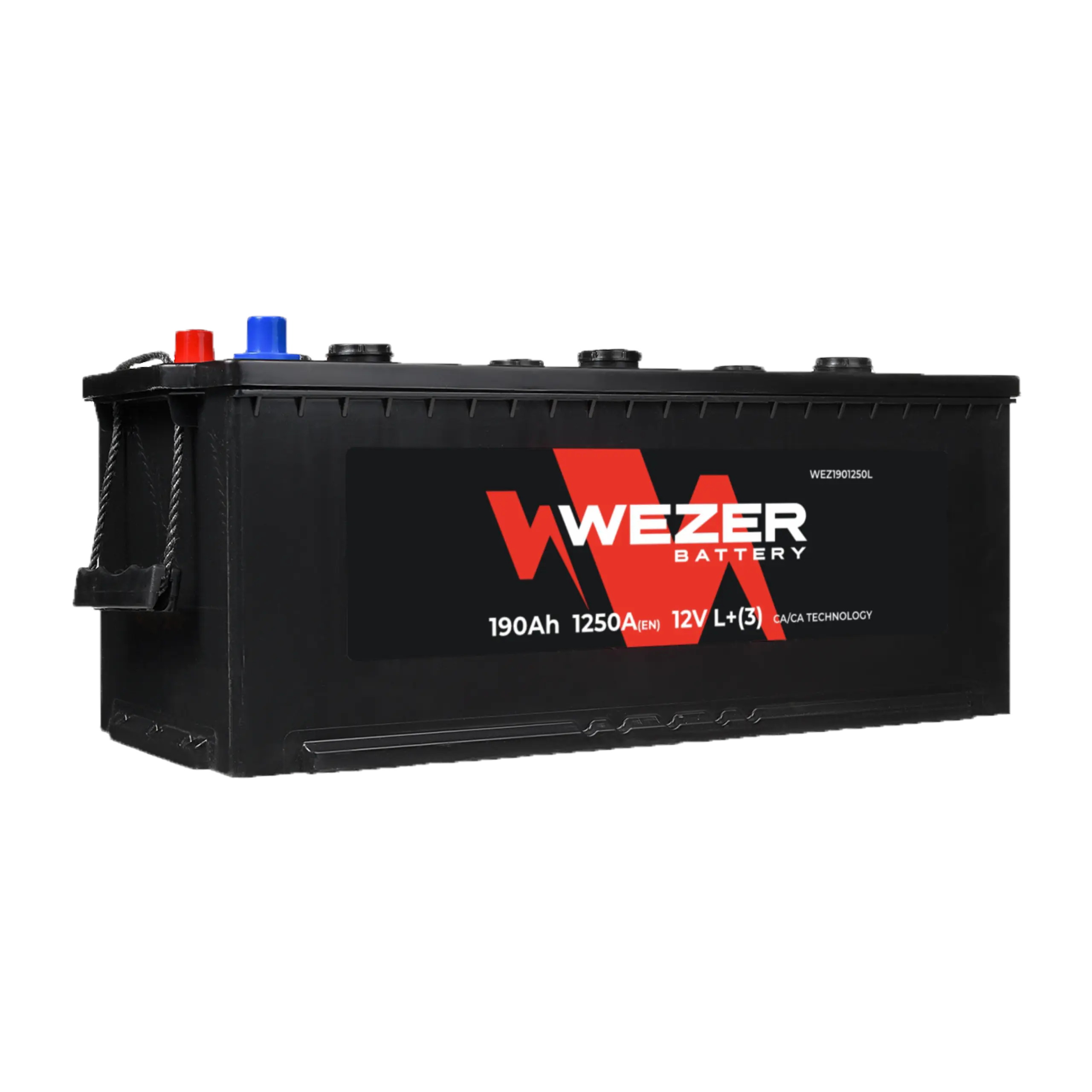 Аккумулятор WEZER 190AH 1250A (L)