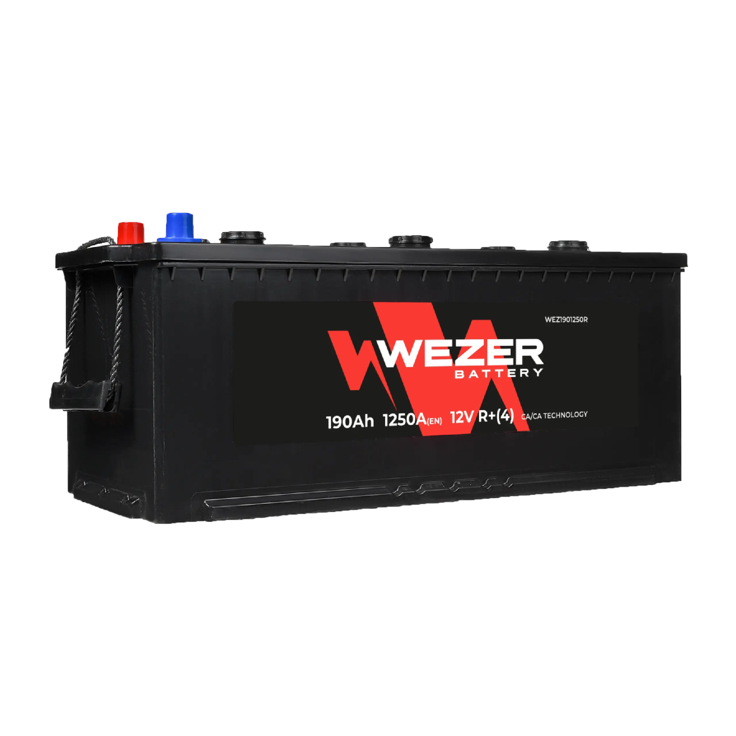 Аккумулятор WEZER 190AH 1250A (R)