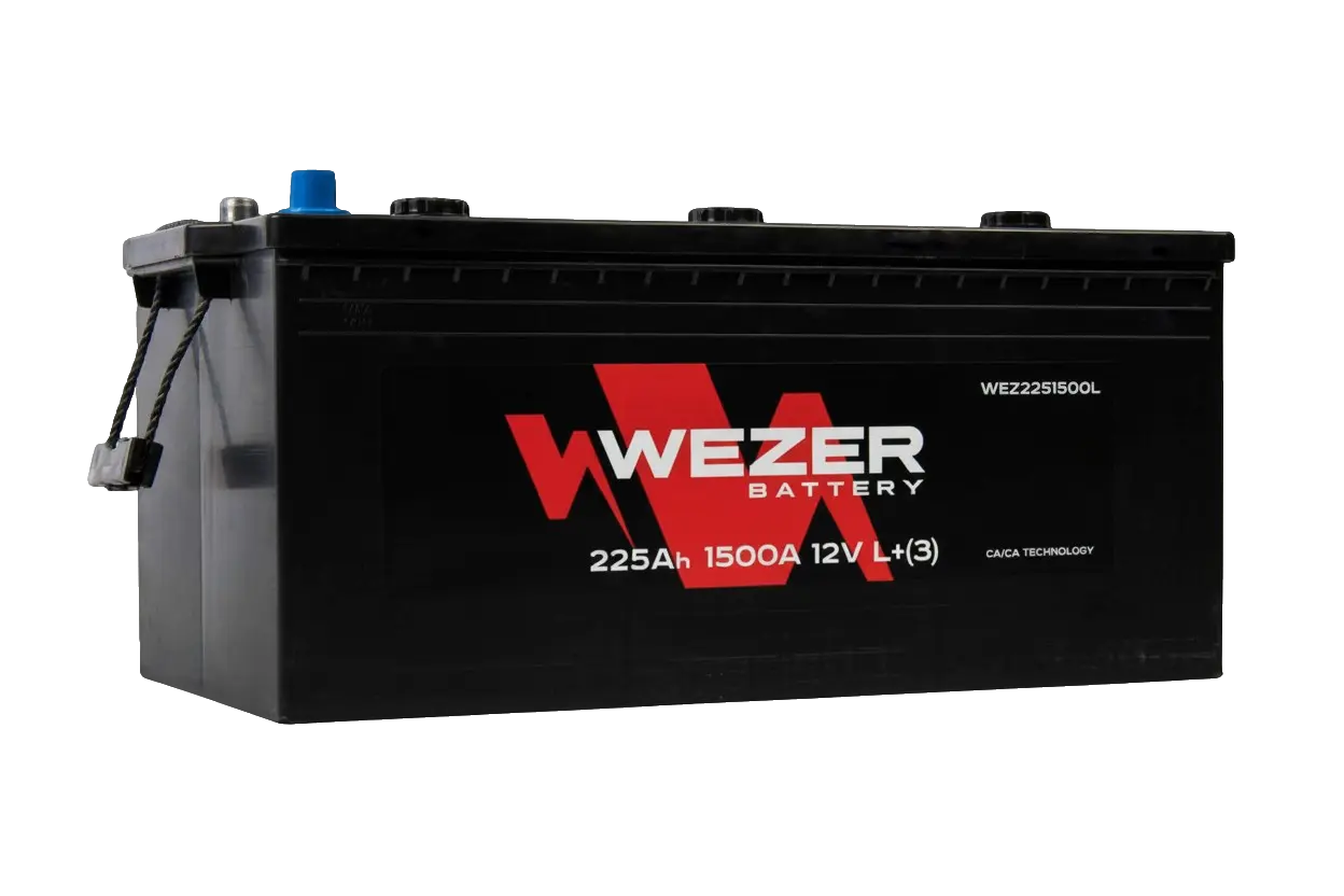 Аккумулятор WEZER 225AH 1500A (L)