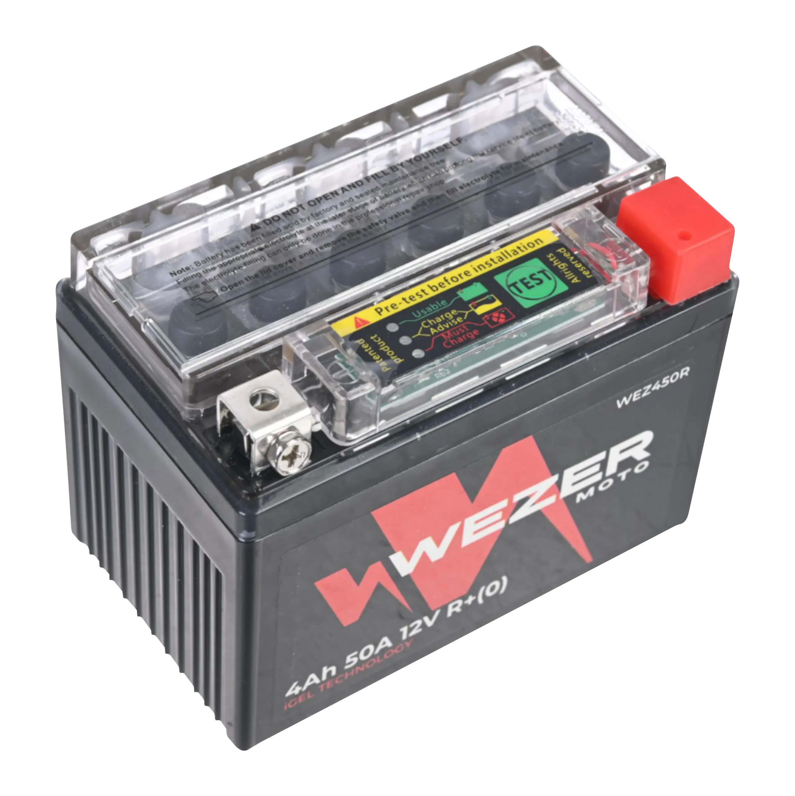 Аккумулятор WEZER 4AH 50A (R)