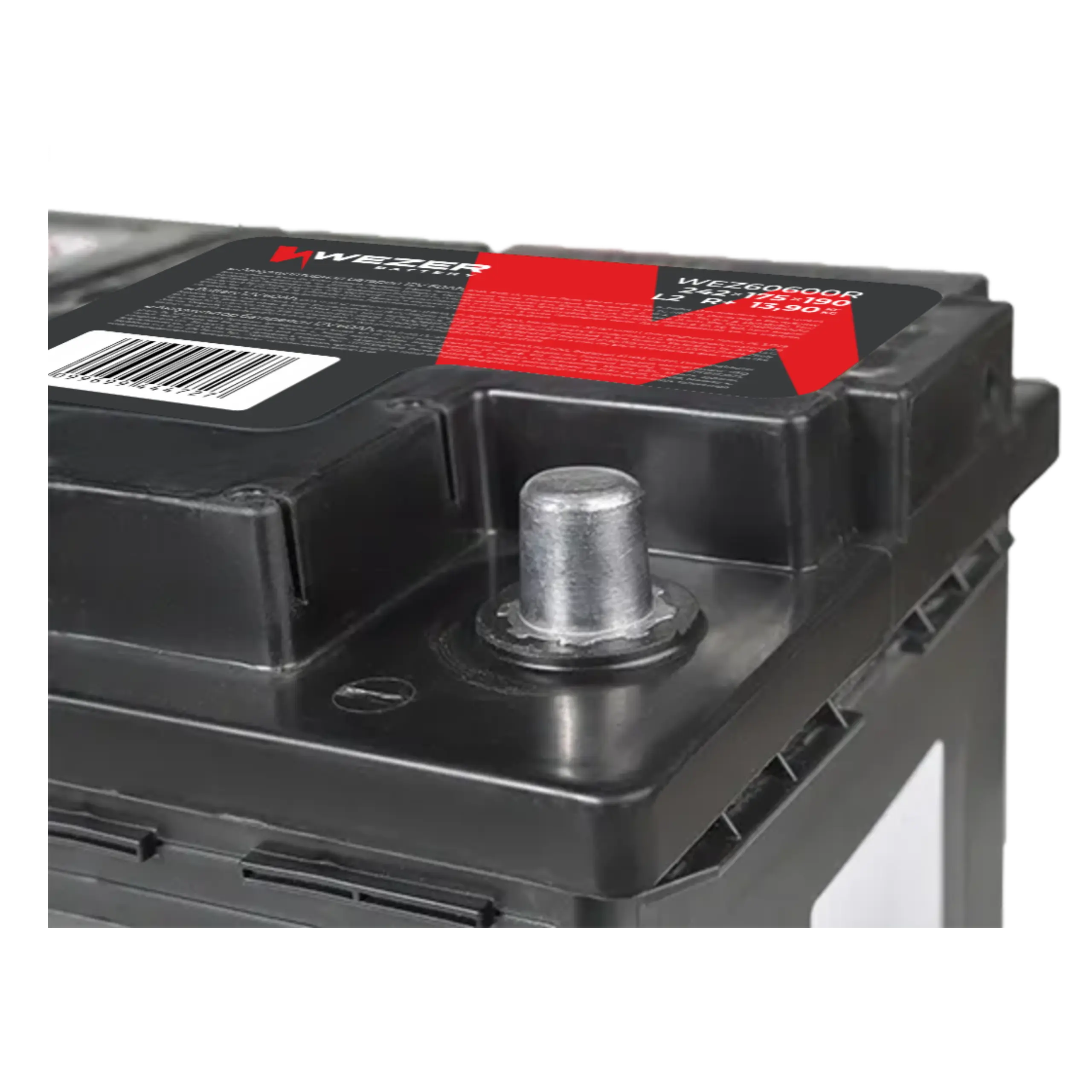 Аккумулятор WEZER 60AH 600A (R)
