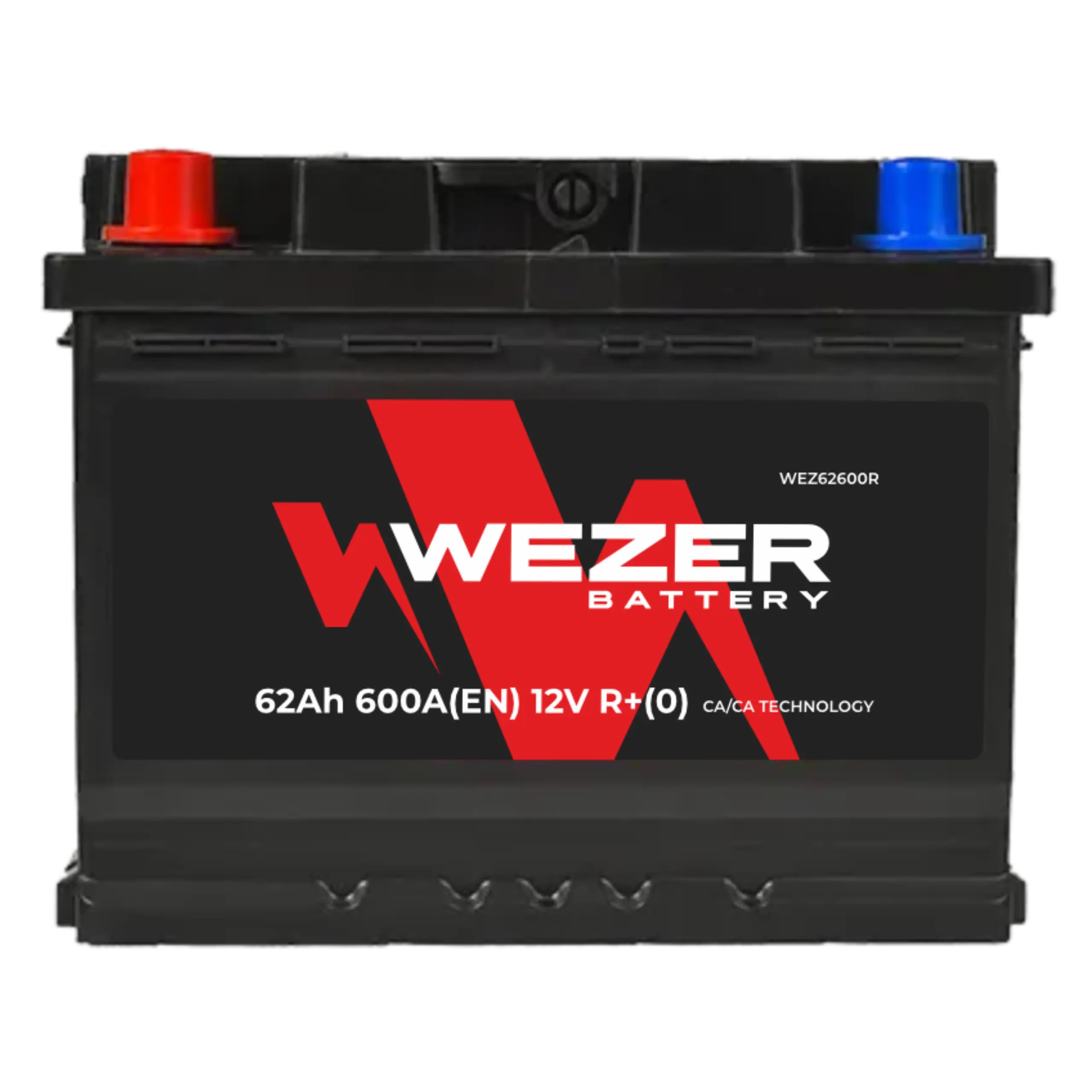 Аккумулятор WEZER 62AH 600A (R)
