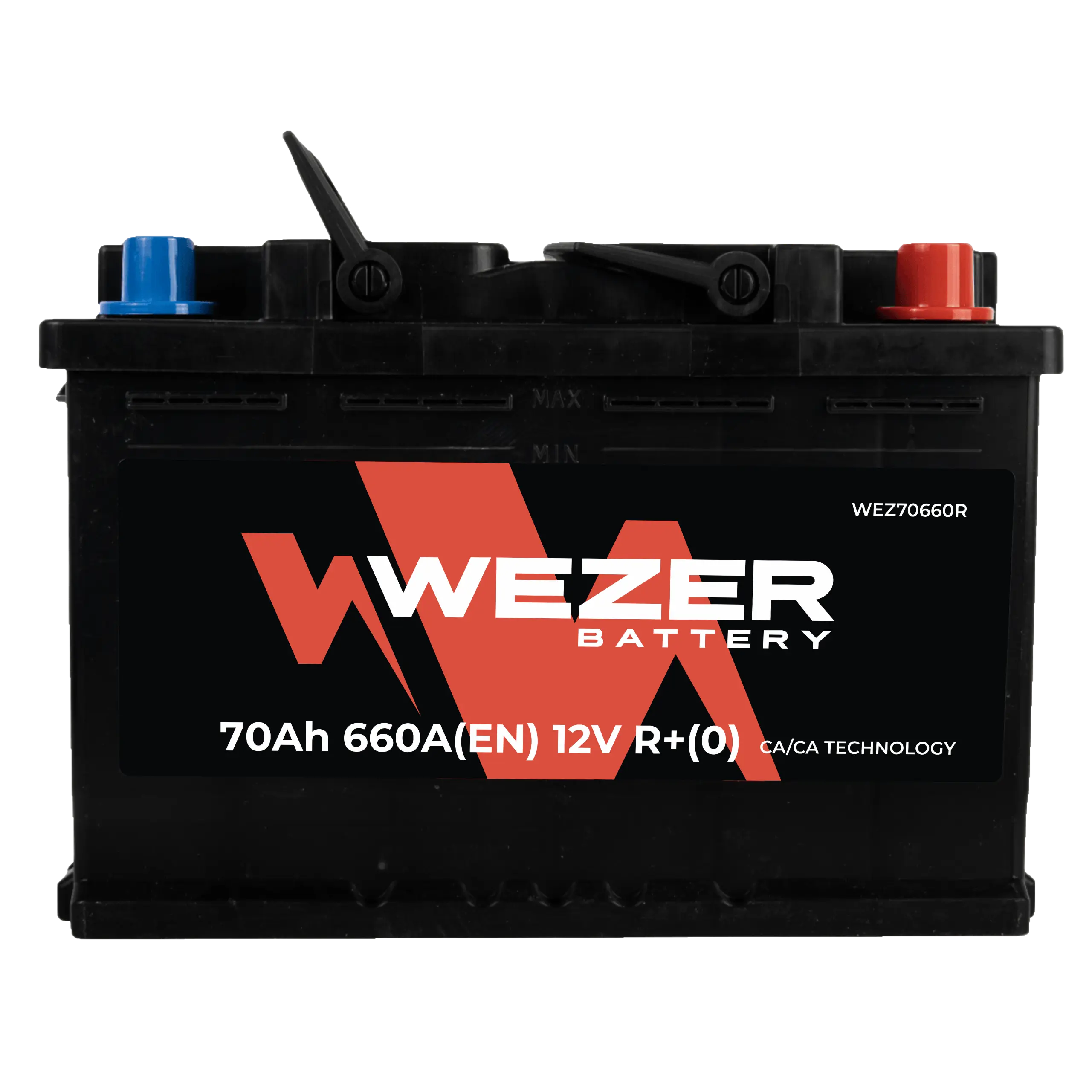 Аккумулятор WEZER 70AH 660A (R)