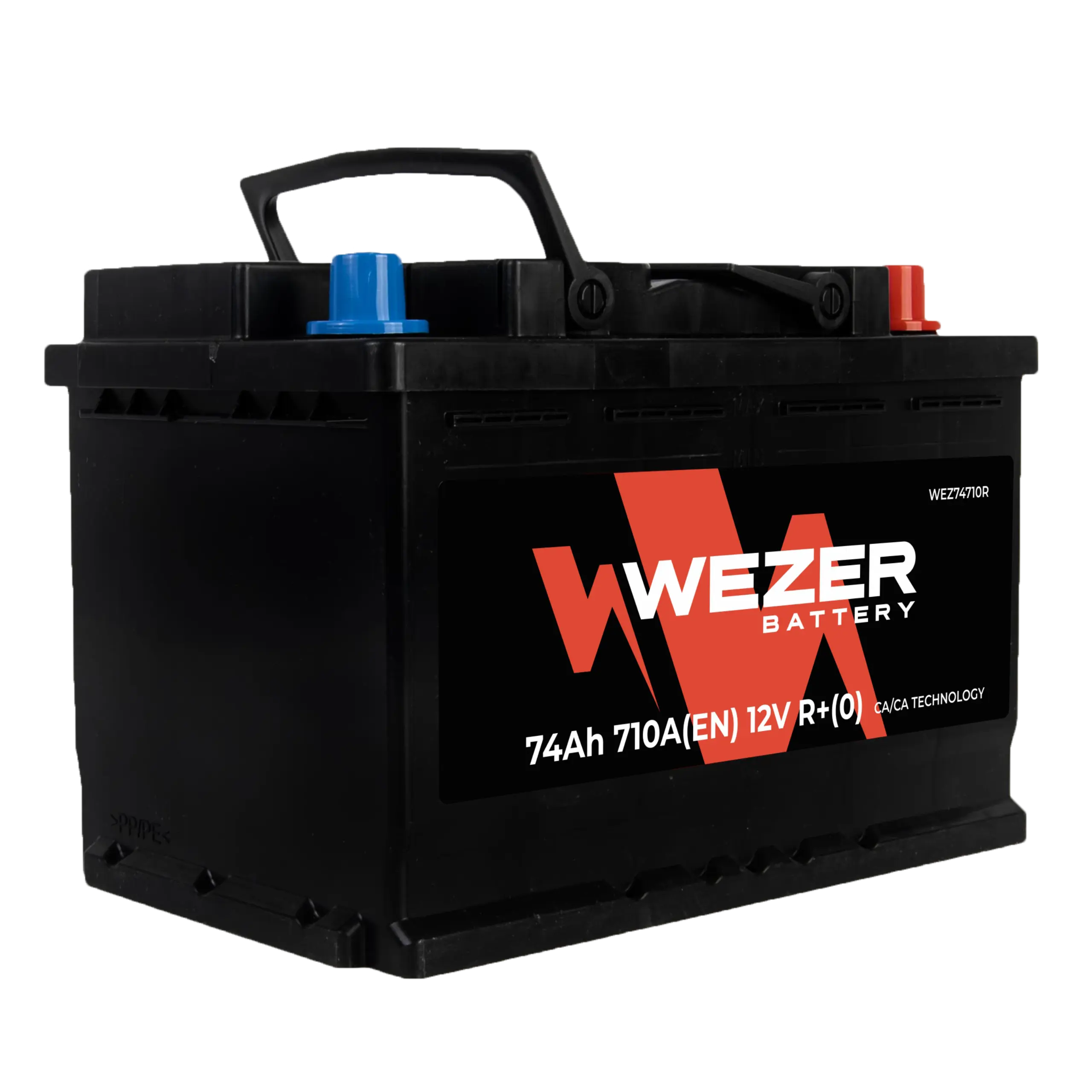Аккумулятор WEZER 74AH 710A (R)