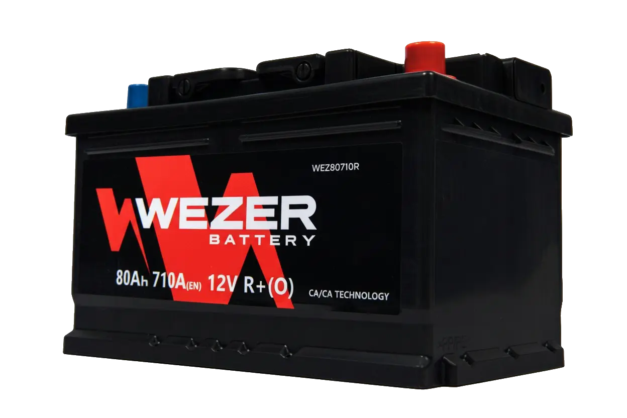 Аккумулятор WEZER 80AH 710A (R)