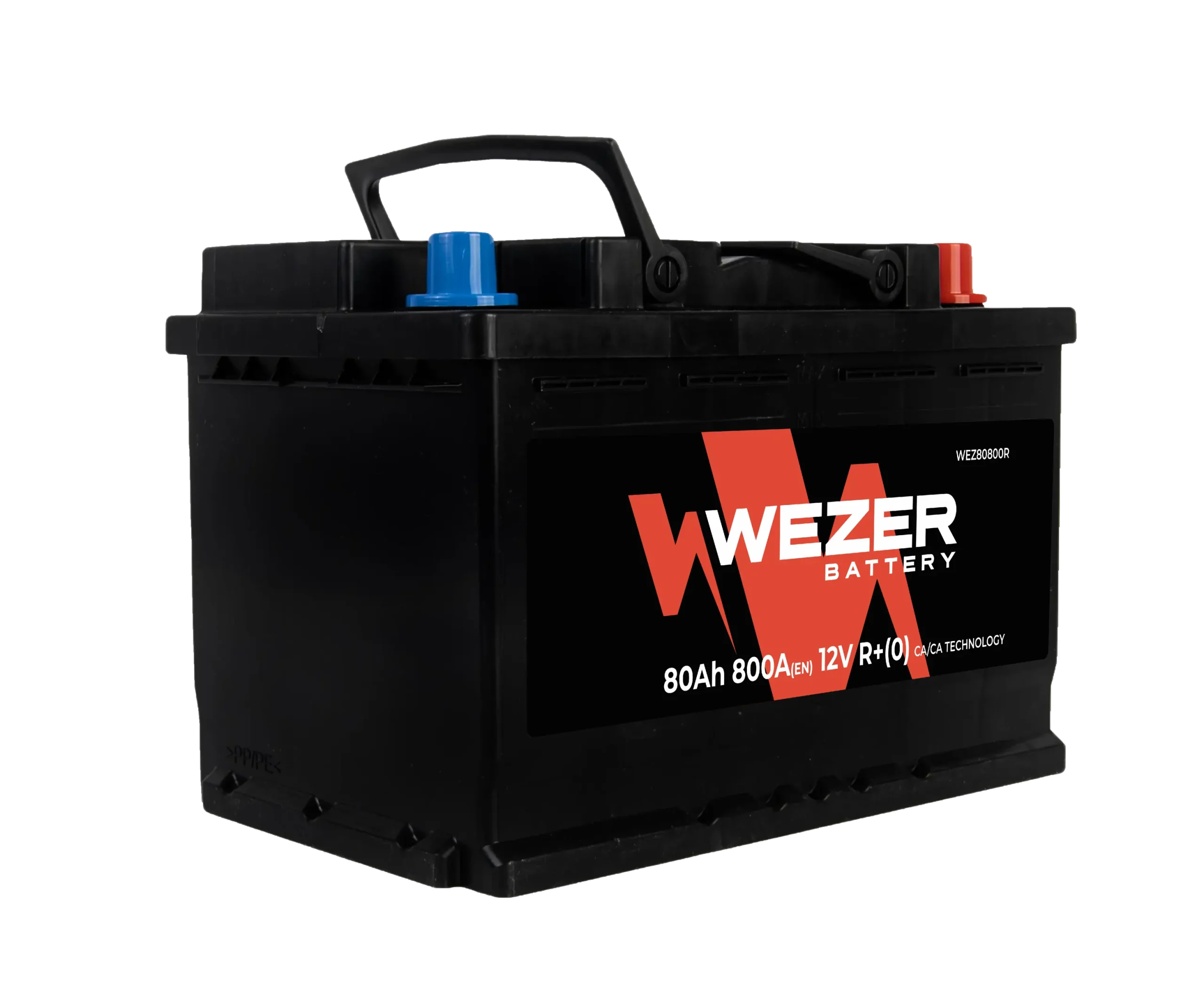 Аккумулятор WEZER 80AH 800A (R)