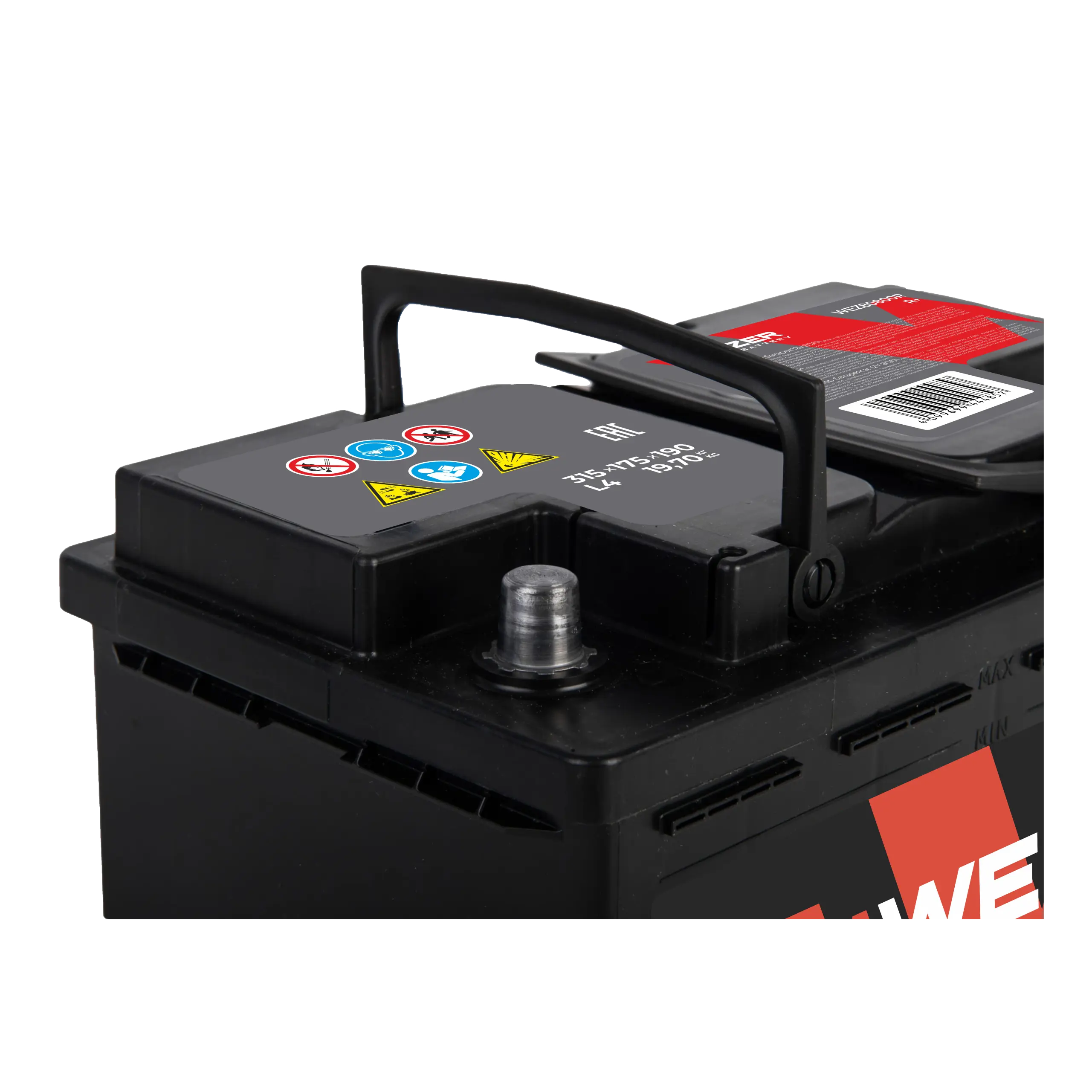 Аккумулятор WEZER 80AH 800A (R)