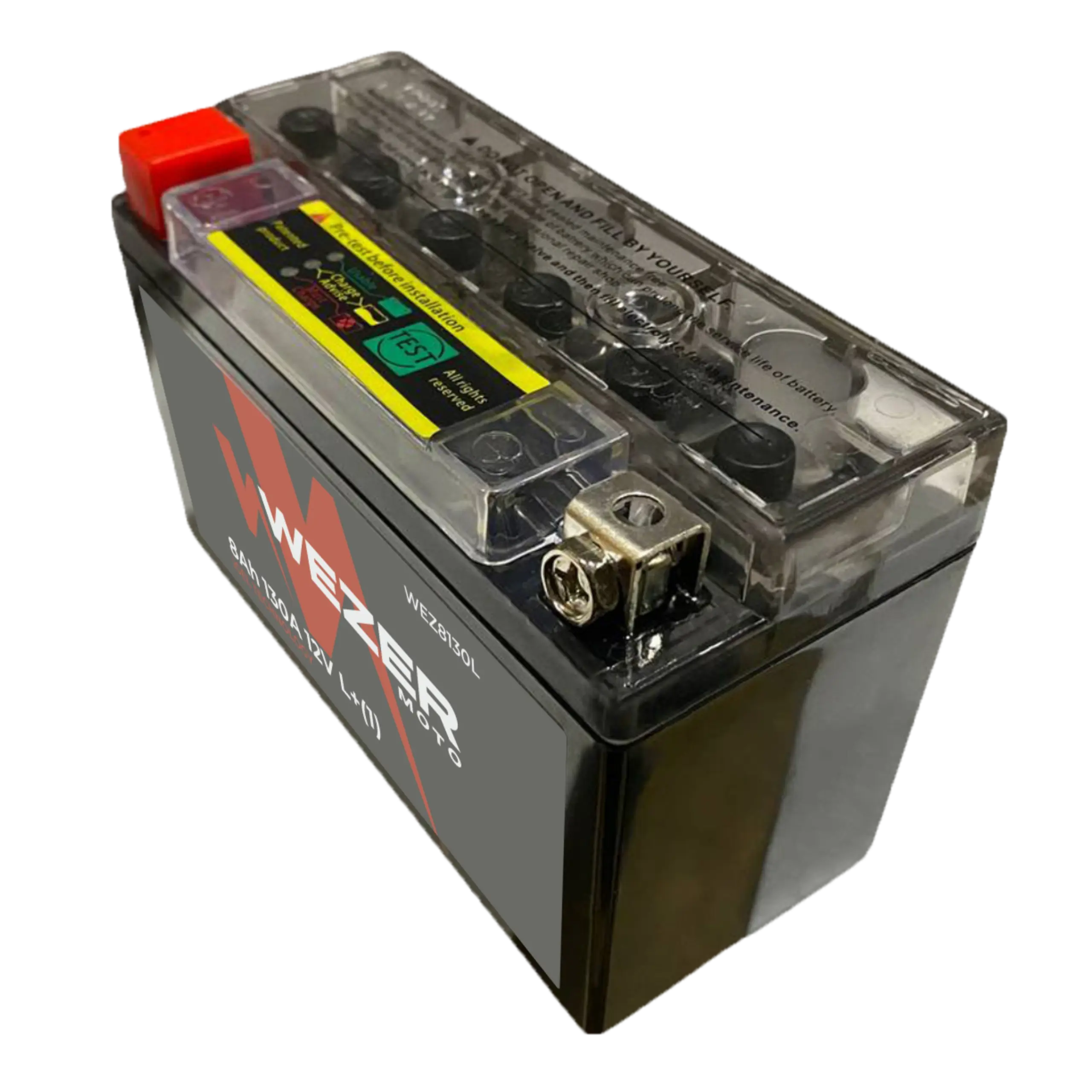 Аккумулятор WEZER 8AH 130A (L)