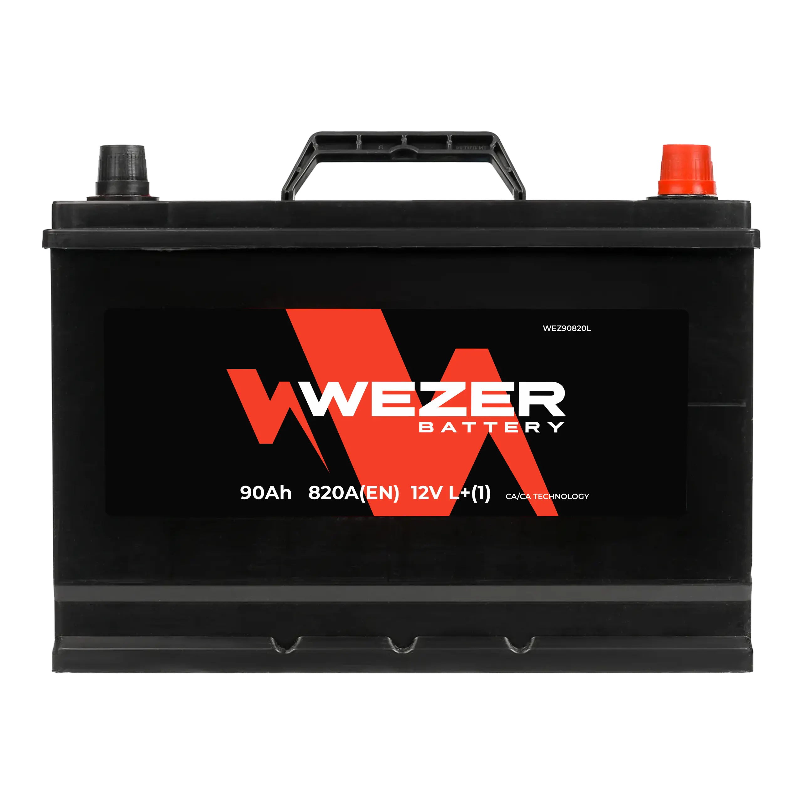 Аккумулятор WEZER 90AH 820A (L)
