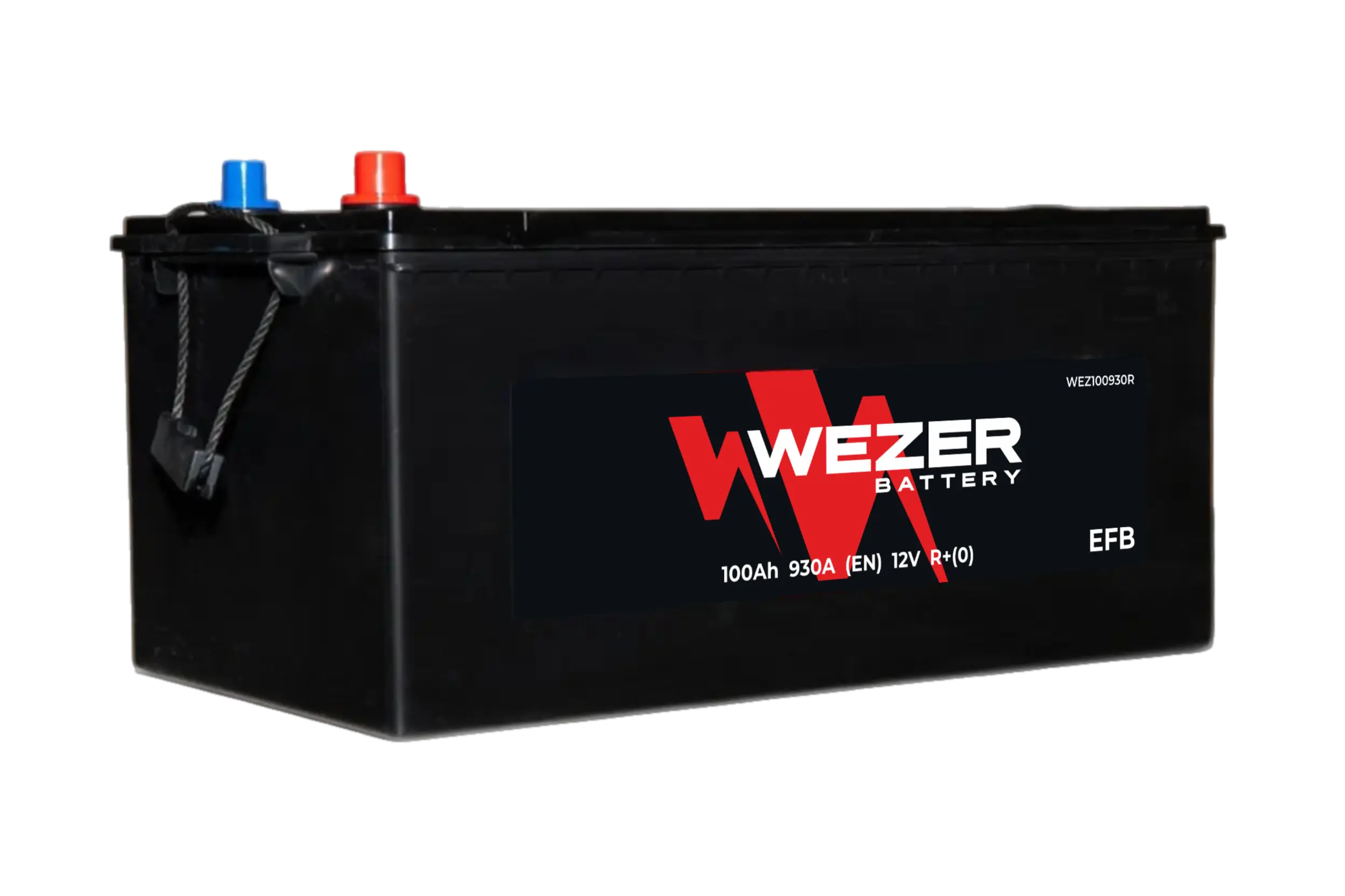 Аккумулятор WEZER 100AH 930A (R)