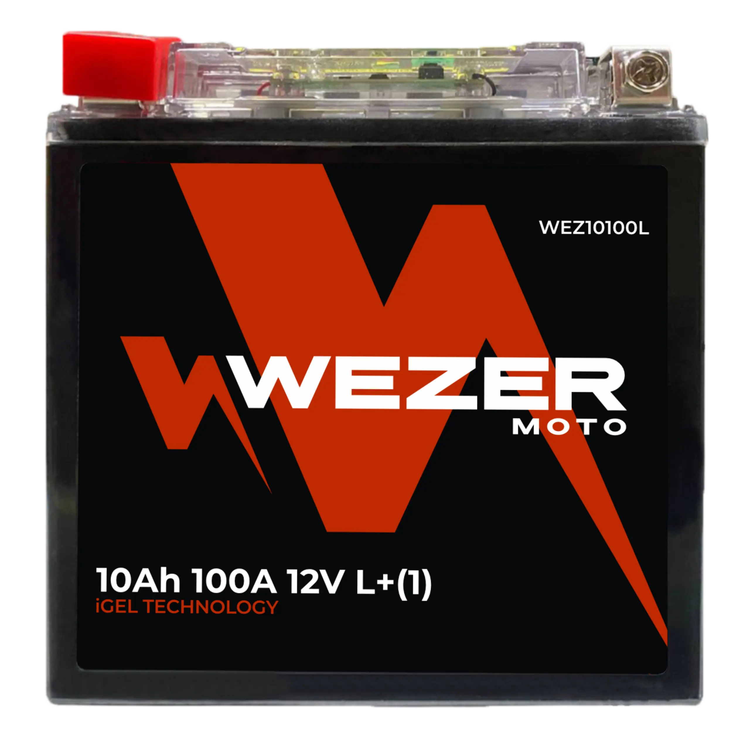 Аккумулятор WEZER 10AH 100A (L)