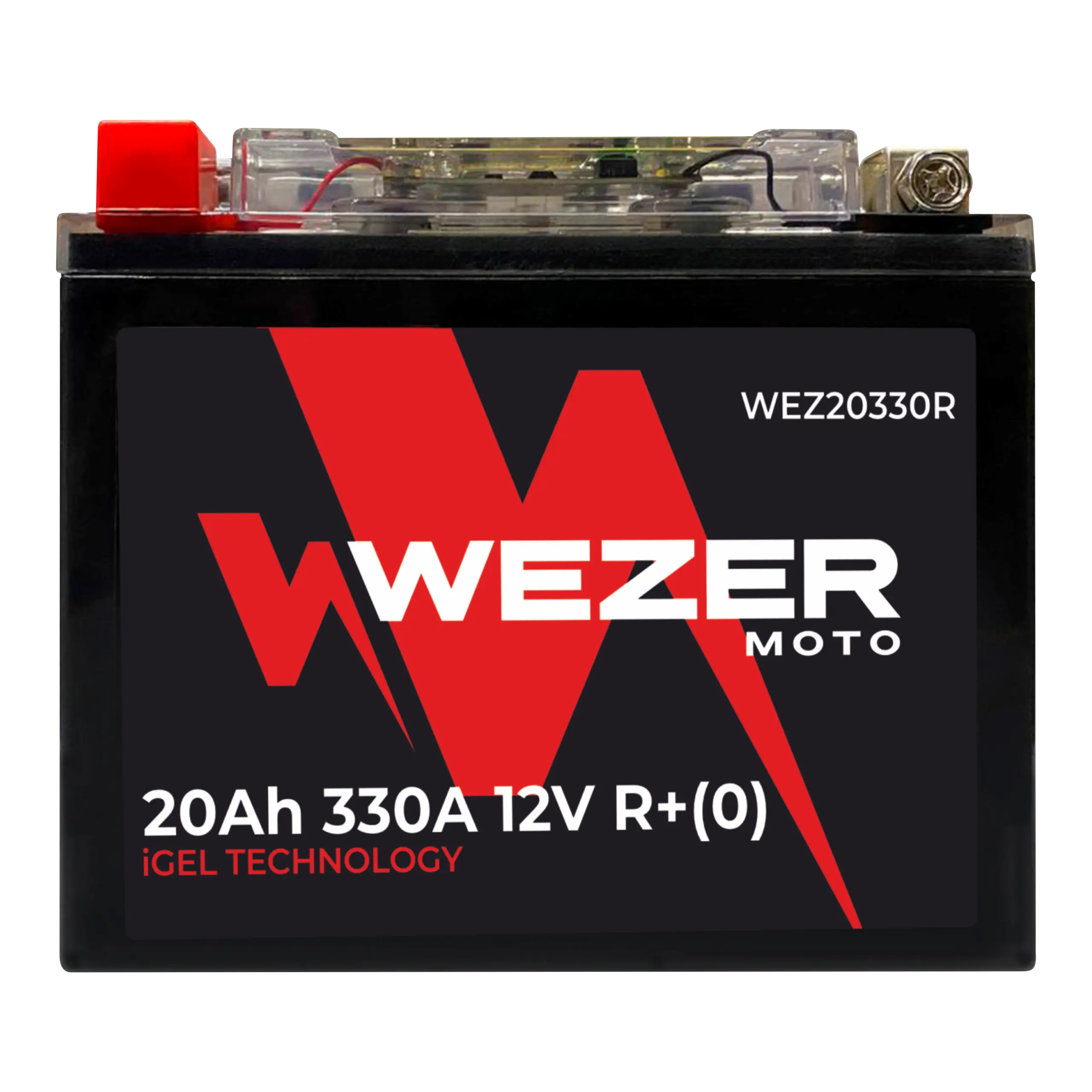 Аккумулятор WEZER 20AH 330A (R)