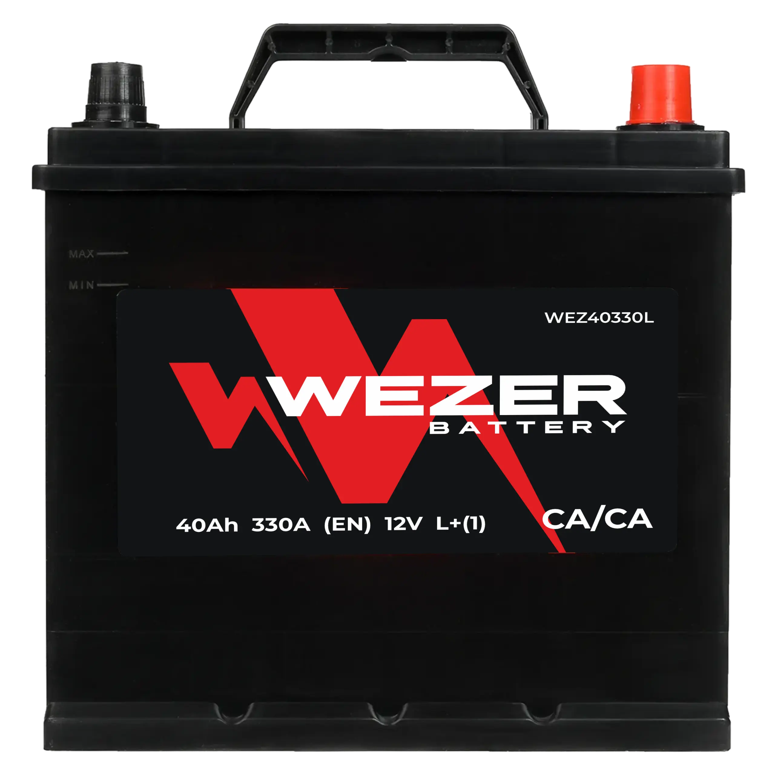 Аккумулятор WEZER 40AH 330A  (L)